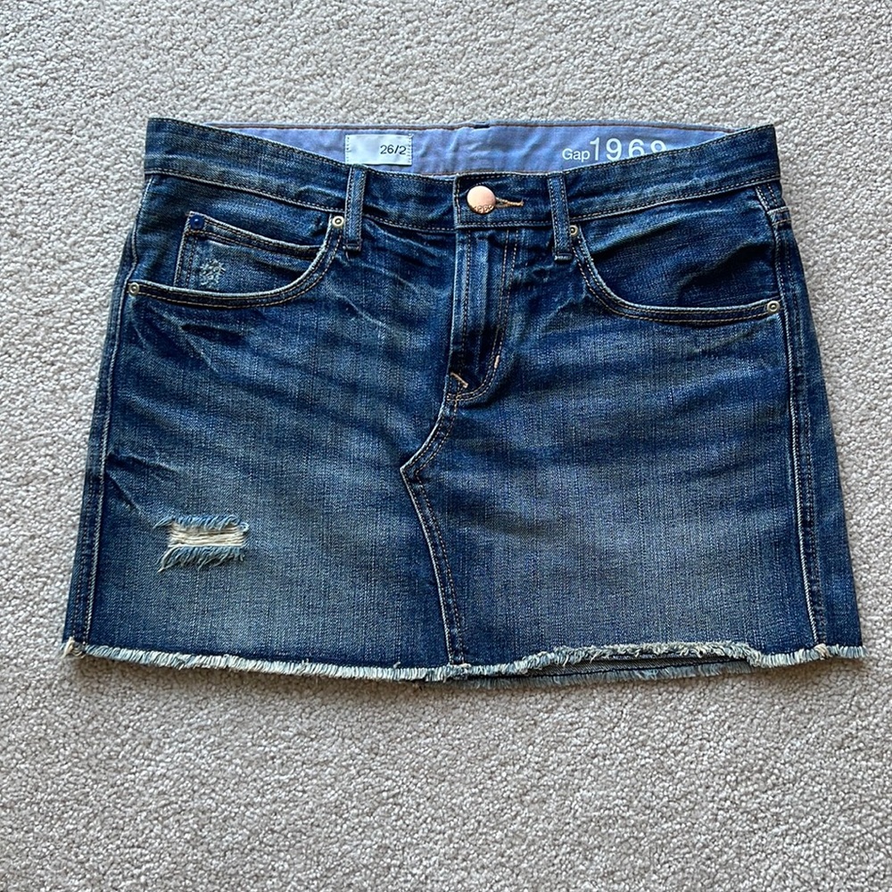Gap mini denim Jean skirt
